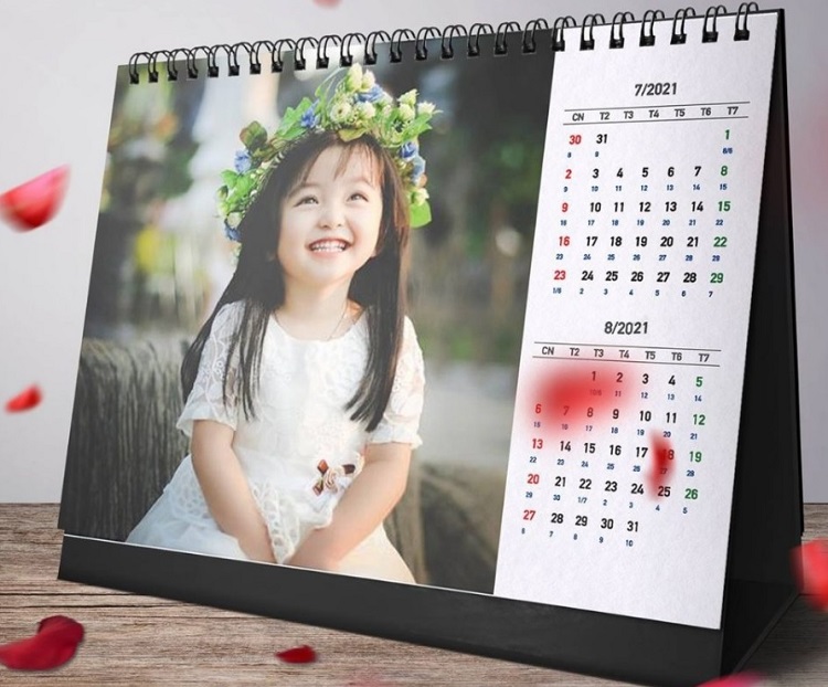 Chia sẽ bí quyết chọn kích thước lịch để bàn tiêt kiệm cho công ty doanh nghiệp đối tác