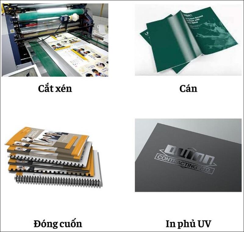 Các công đoạn gia công sau in tại In Dương Phúc