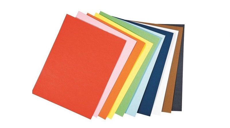giấy bristol nhiều màu sắc