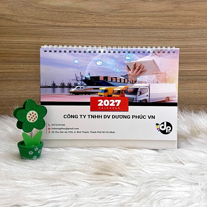 Nhu cầu in lịch để bàn năm 2027 tăng cao vào cuối năm