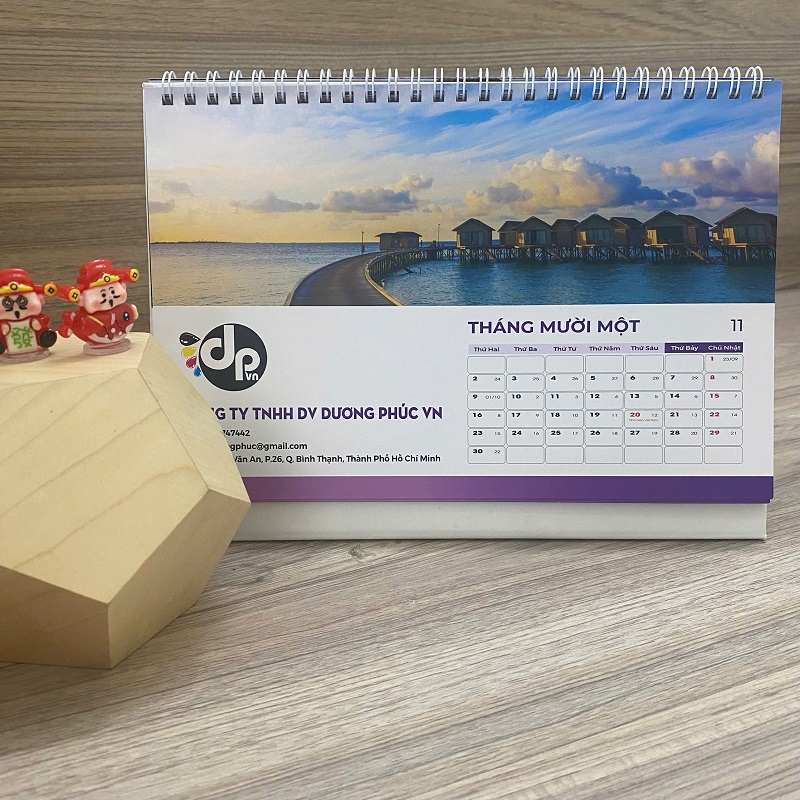 mẫu lịch phong cảng đẹp