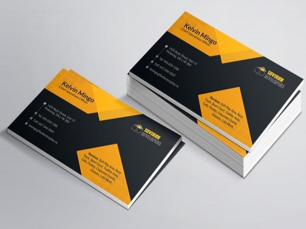 Mẫu in name card trình bày kỹ năng bản thân