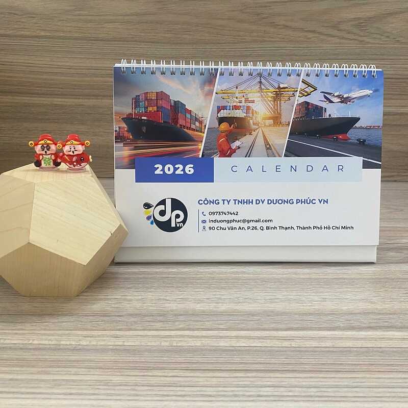 Loại lịch chữ a thông dụng