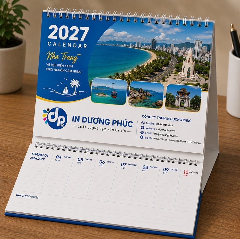 Cách tặng lịch nhận diện thương hiêu đẳng cấp
