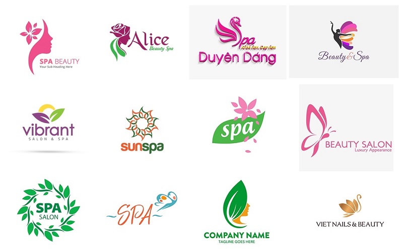 20 mẫu logo spa đẹp của thế giới và Việt Nam
