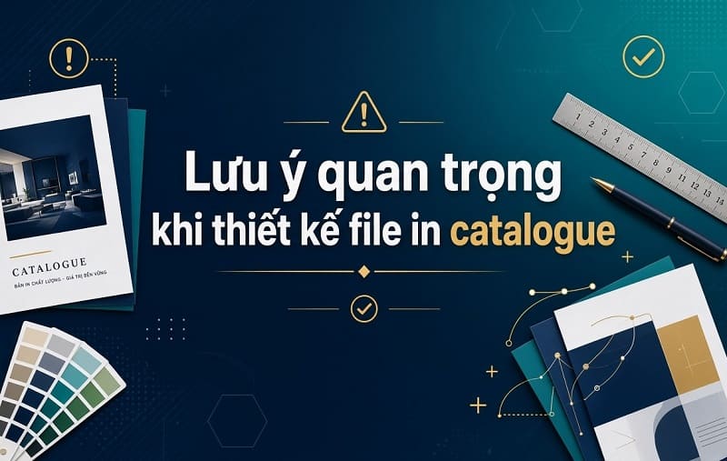 Những lưu ý khi thiết kế file in catalogue nên chú ý