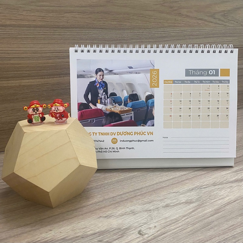 mẫu lịch bàn quảng bá doanh nghiệp