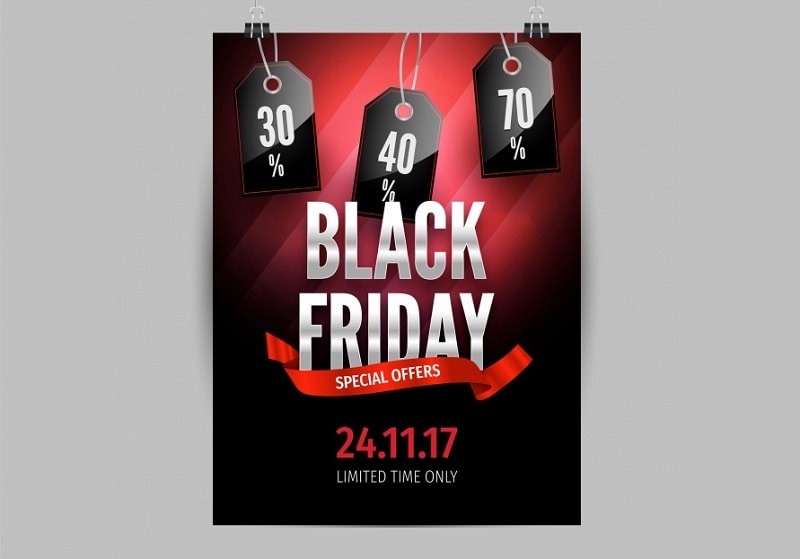 mẫu poster sale off black friday