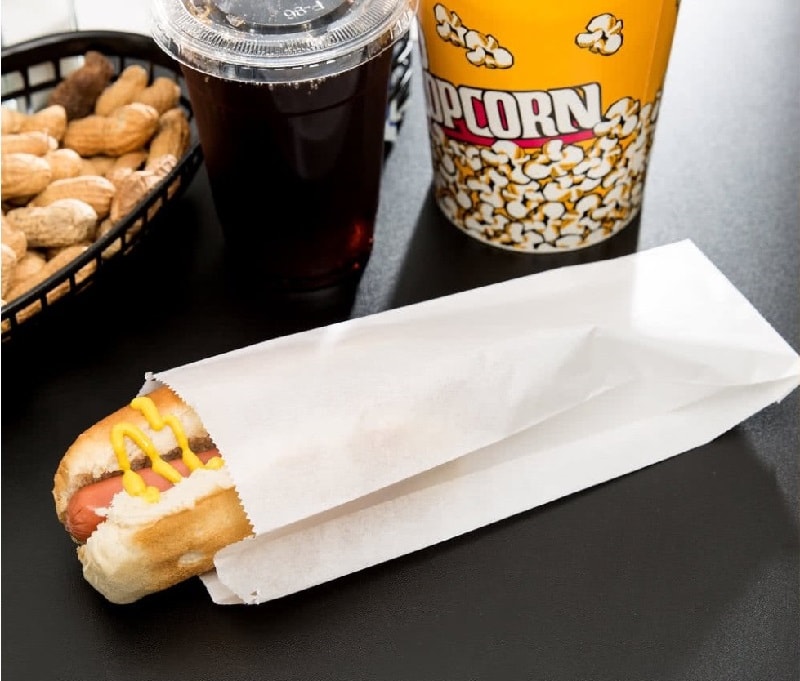 mẫu túi giấy đựng bánh mì hot dog