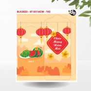 Mẫu bao lì xì sắc vàng